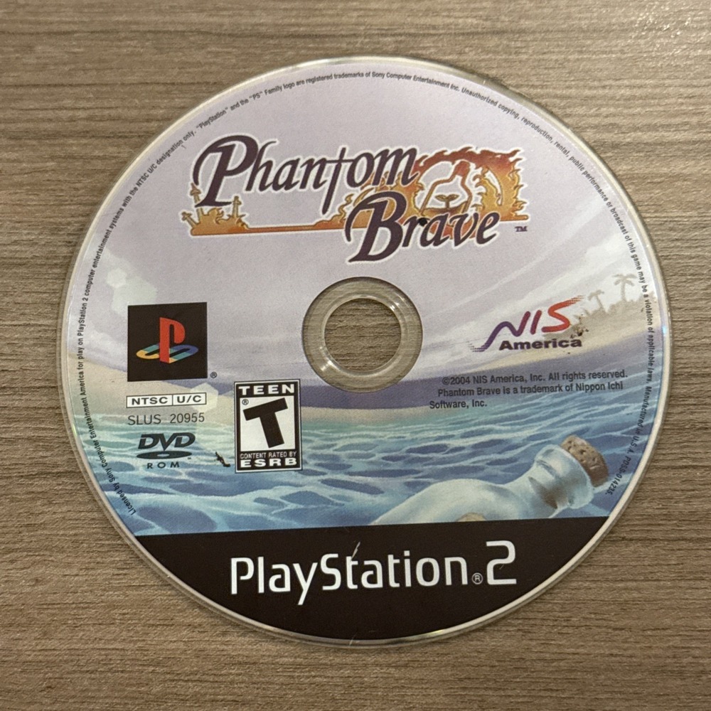 Phantom Brave (Sony PlayStation 2, PS2, 2004) Disc Only Tested‎ Working